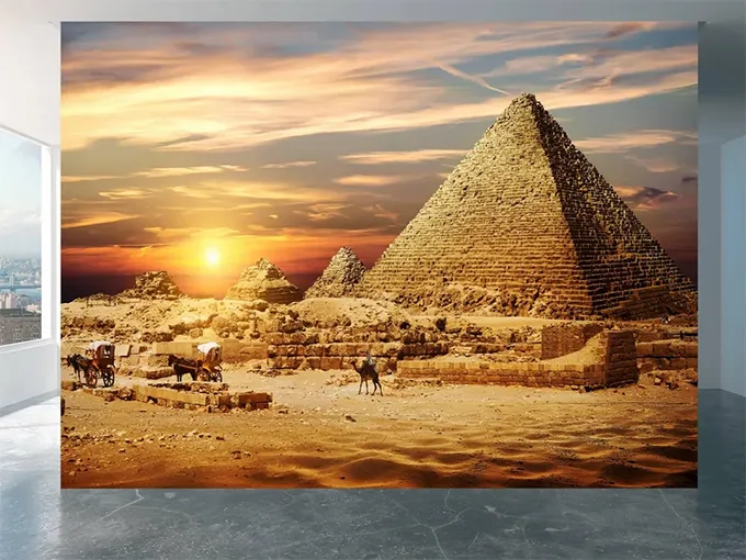 Pyramids Wall Mural Wallpaper