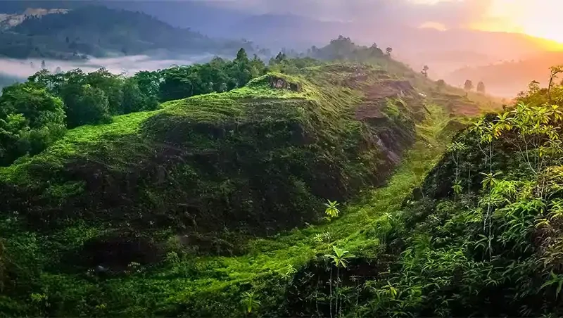 Landscape Mountains Wall Mural Wallpaper