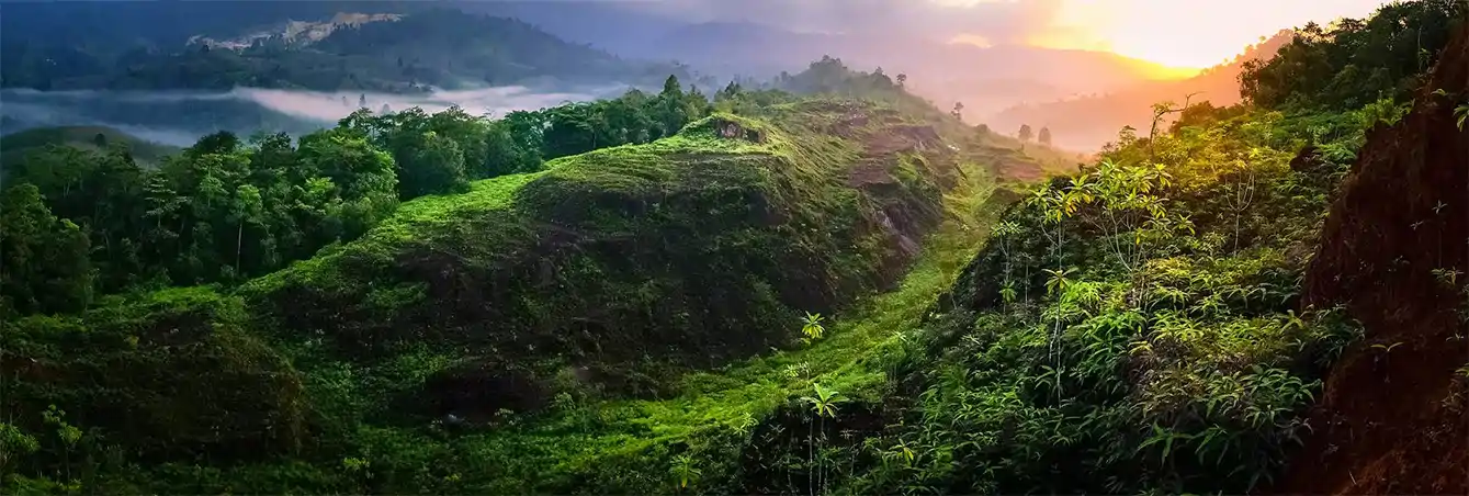 Landscape Mountains Wall Mural Wallpaper