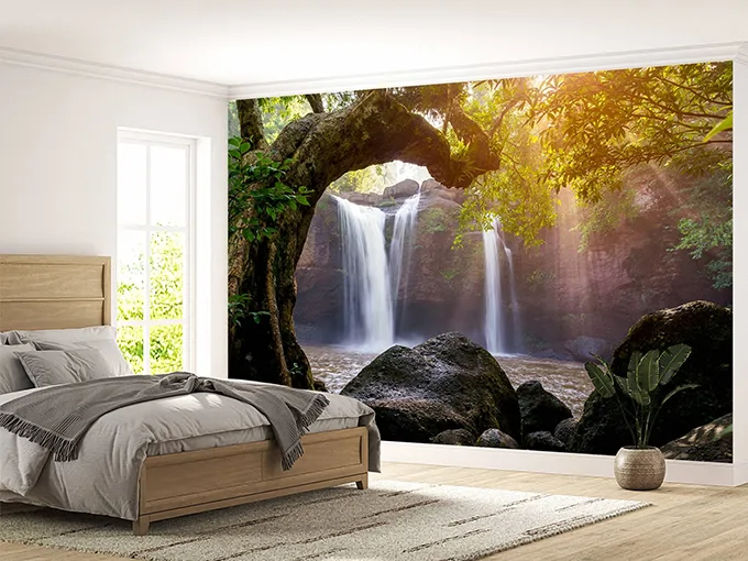 Stunning Waterfalls Wall Mural Wallpaper
