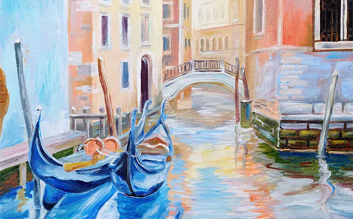 Venice Gondola Wall Mural Wallpaper