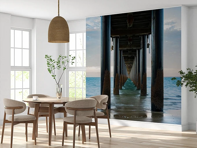 Pier Wall Mural Wallpaper