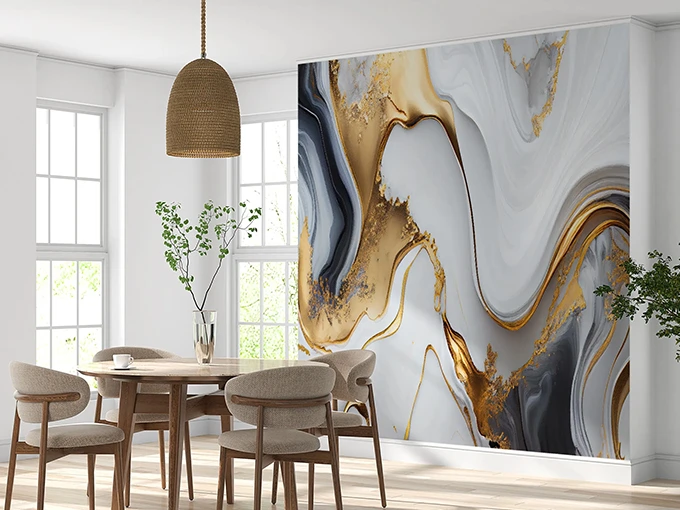 Luxurious Marble Wall Mural Wallpaper