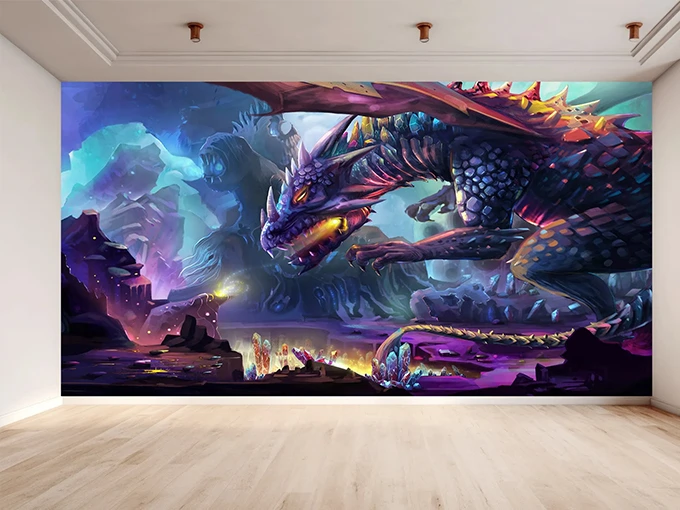 Fantasy Dragon Wall Mural Wallpaper