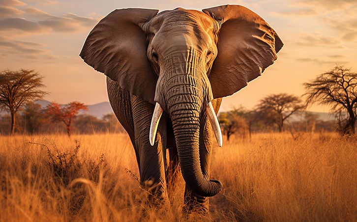 Mighty Elephant on Safari