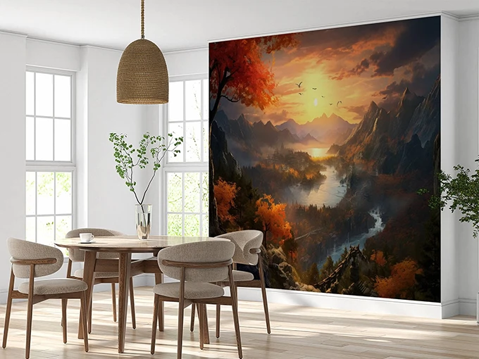Japanese Landscape Wall Mural Wallpaper