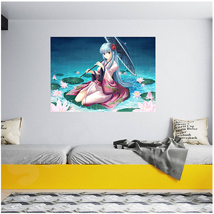 Anime Fantasy 3D Hole In The Wall Sticker