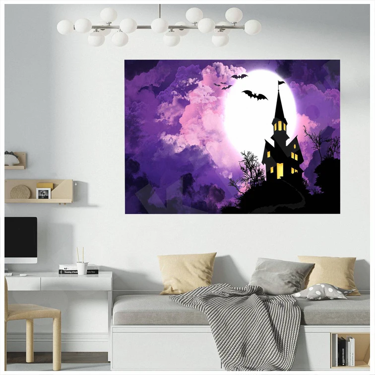 Black Castle 3D Hole In The Wall Sticker