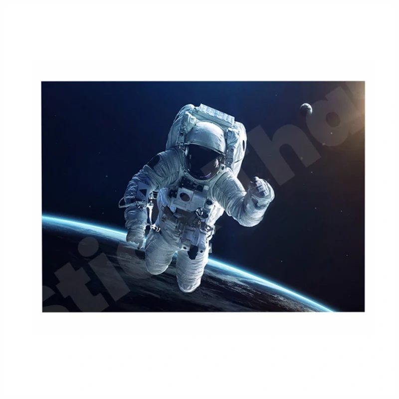 Astronaut 3D Hole In The Wall Sticker