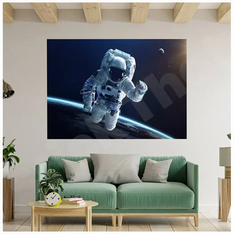 Astronaut 3D Hole In The Wall Sticker