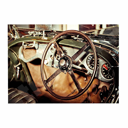 Classic Car 3D Hole In The Wall Sticker