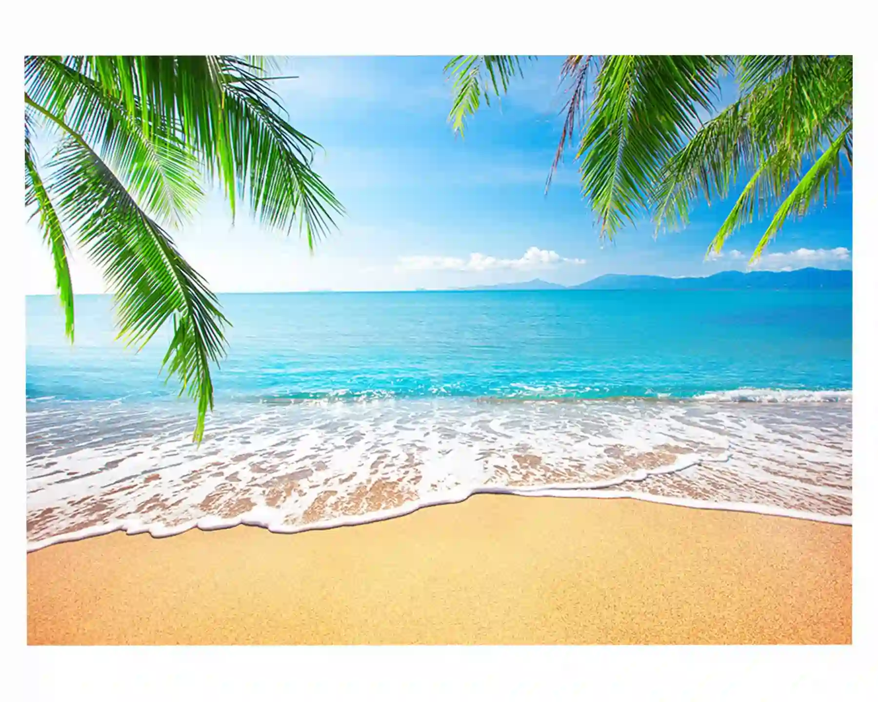Beach 3D Hole In The Wall Sticker