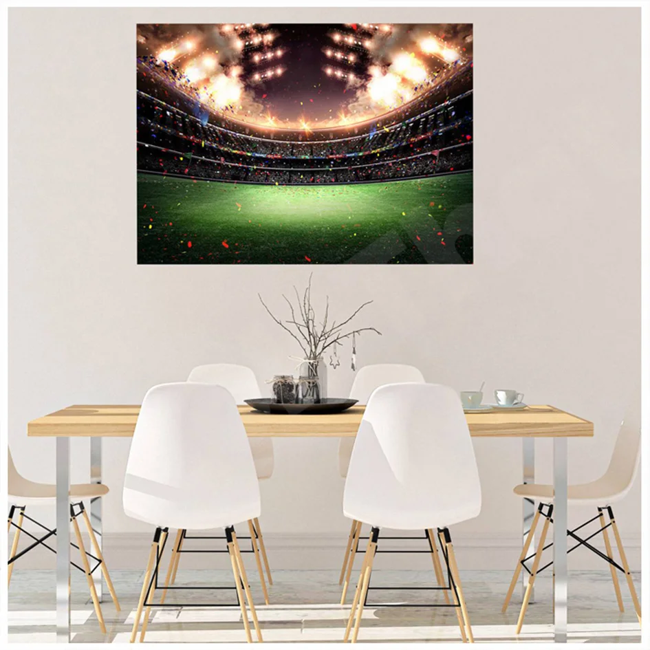 Stadium Spotlights 3D Hole In The Wall Sticker