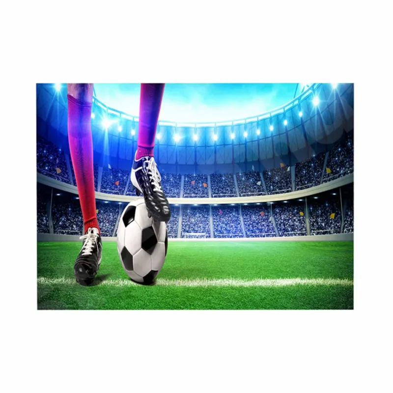 Footballer 3D Hole In The Wall Sticker