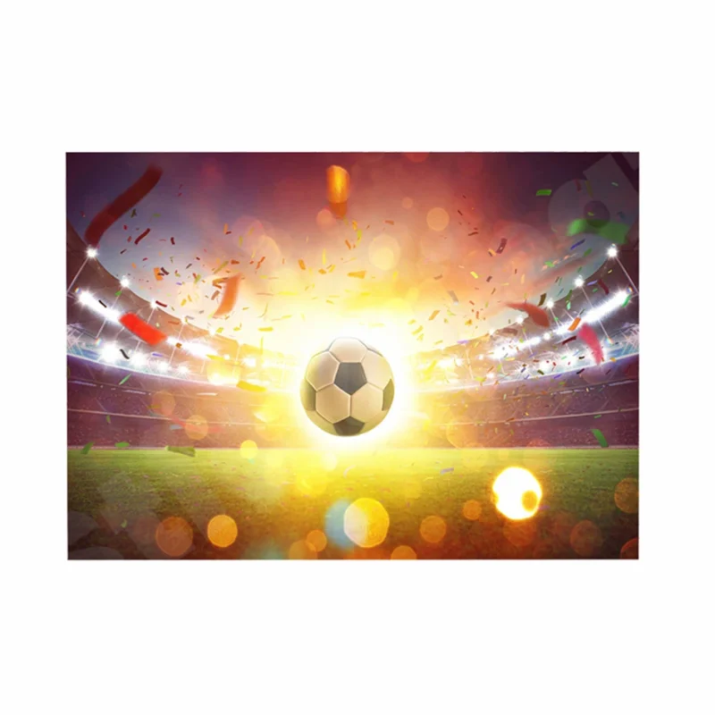 Super Football 3D Hole In The Wall Sticker