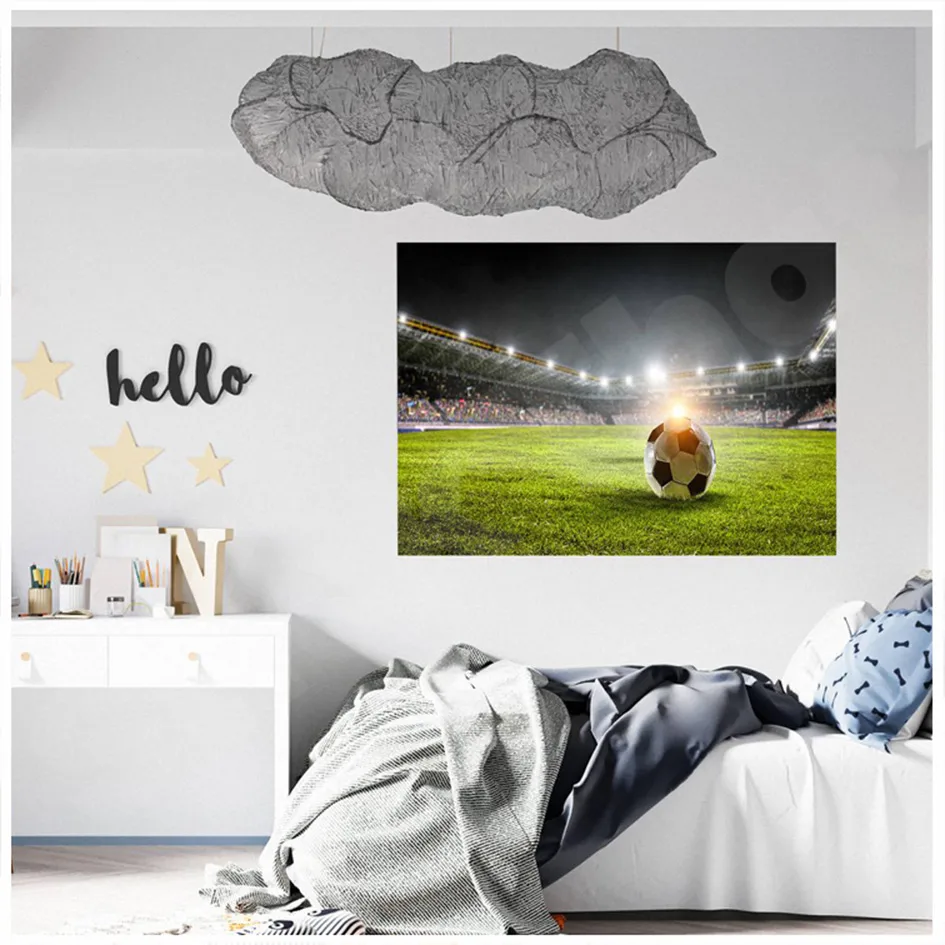 Football Stadium 3D Hole In The Wall Sticker