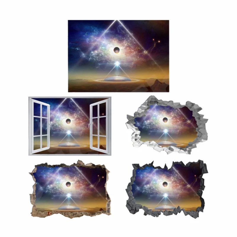 Universe 3D Hole In The Wall Sticker