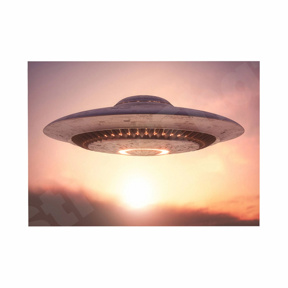 UFO 3D Hole In The Wall Sticker