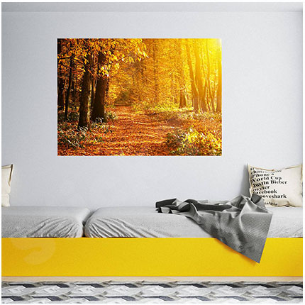 Forest 3D Hole In The Wall Sticker