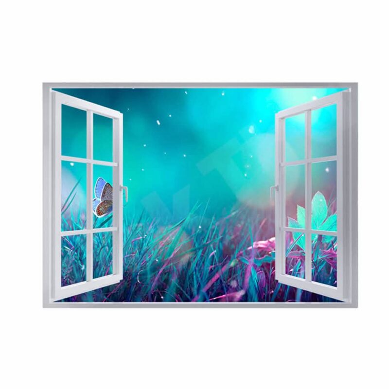 Butterfly 3D Hole In The Wall Sticker