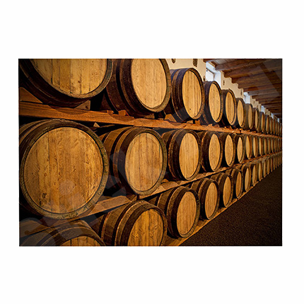 Wine Barrel 3D Hole In The Wall Sticker
