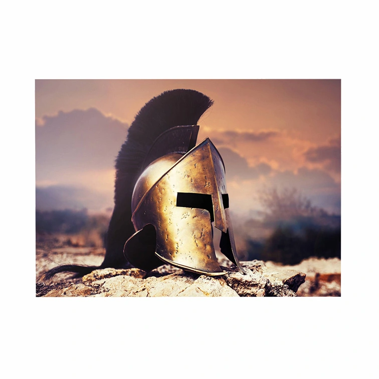 Spartan Helmet 3D Hole In The Wall Sticker