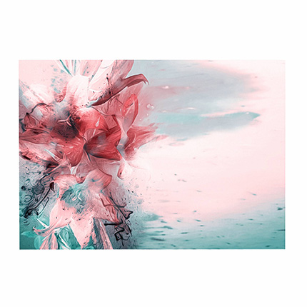 Flower 3D Hole In The Wall Sticker