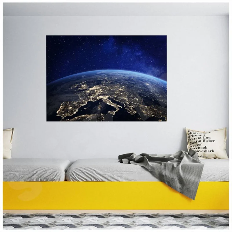 Planet Earth 3D Hole In The Wall Sticker