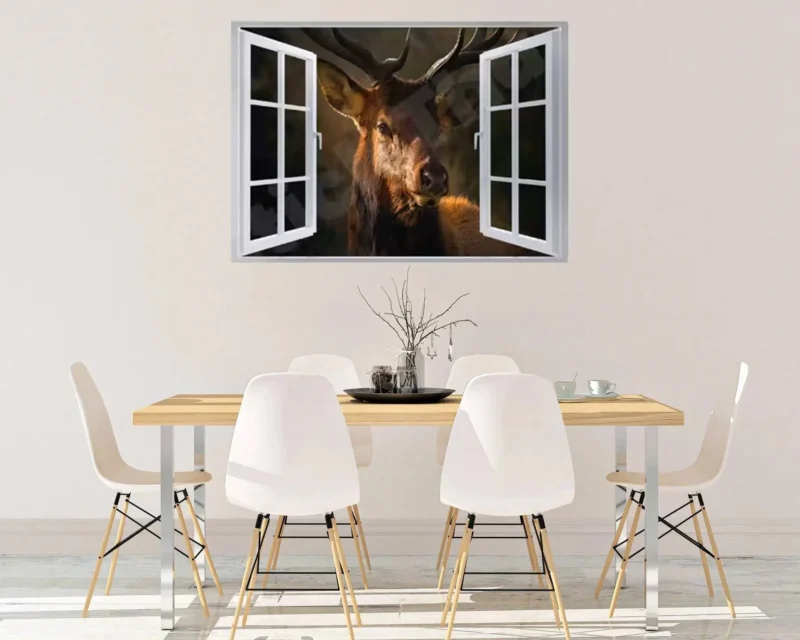 Deer Animal 3D Wall Sticker