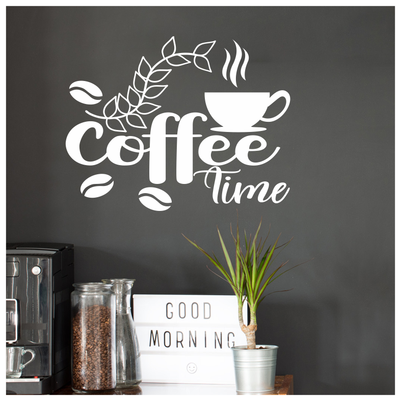 Coffee Time Wall Sticker