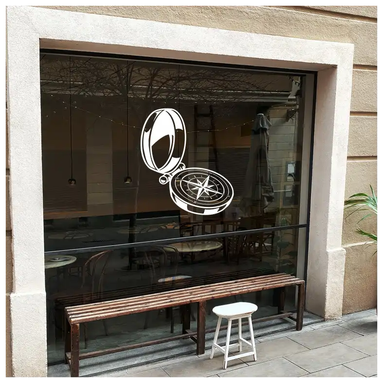Compass Adventure Wall Sticker