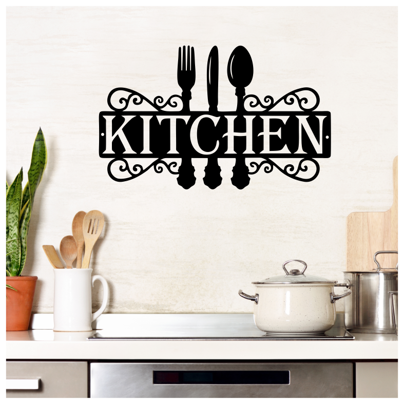 Kitchen Cutlery Wall Sticker