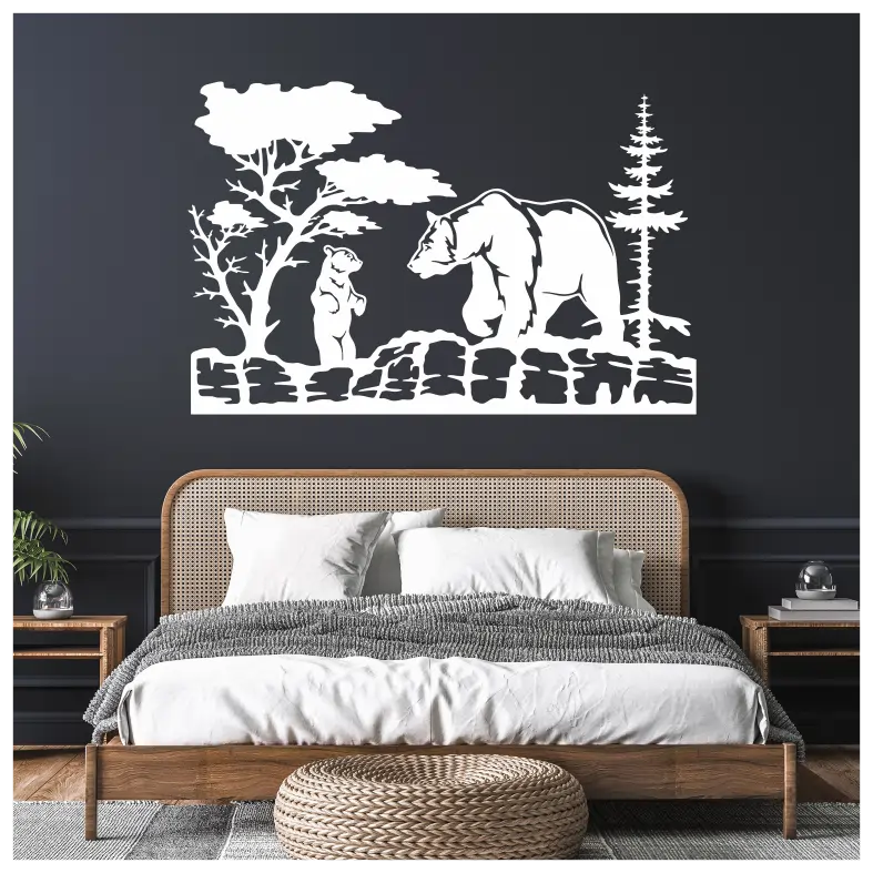 Wildlife Bears Wall Sticker