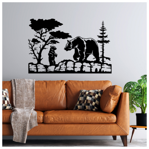 Wildlife Bears Wall Sticker