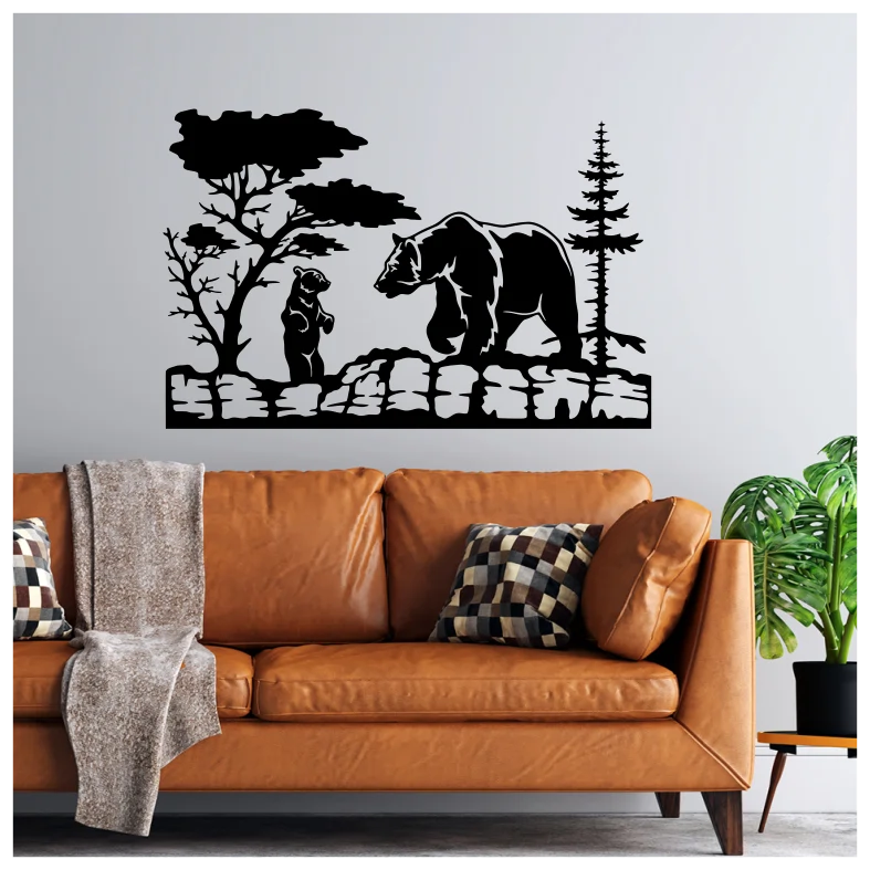 Wildlife Bears Wall Sticker