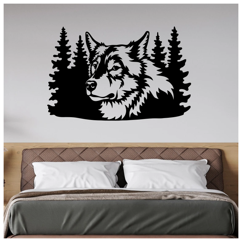 Wolf Forest Wall Sticker
