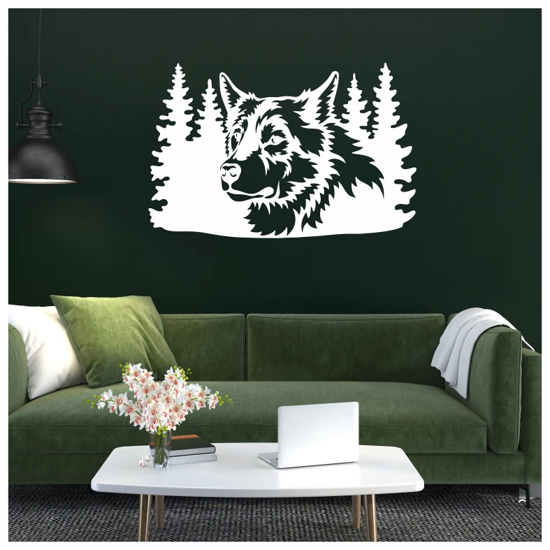 Wolf Forest Wall Sticker
