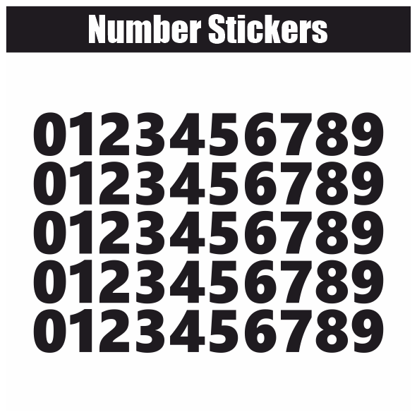 Numbers Stickers