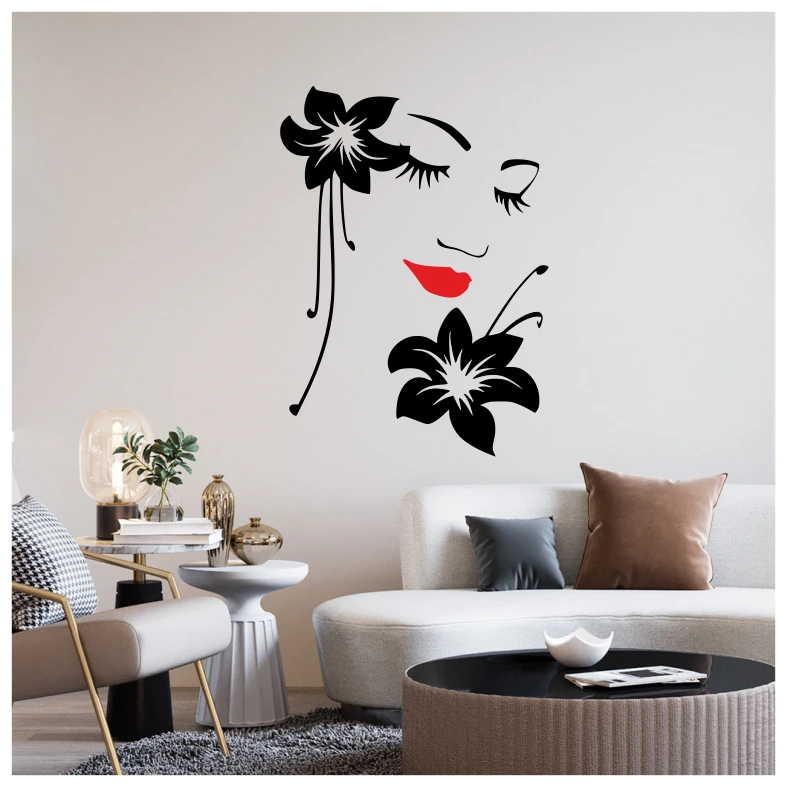 Beauty Girl Wall Sticker