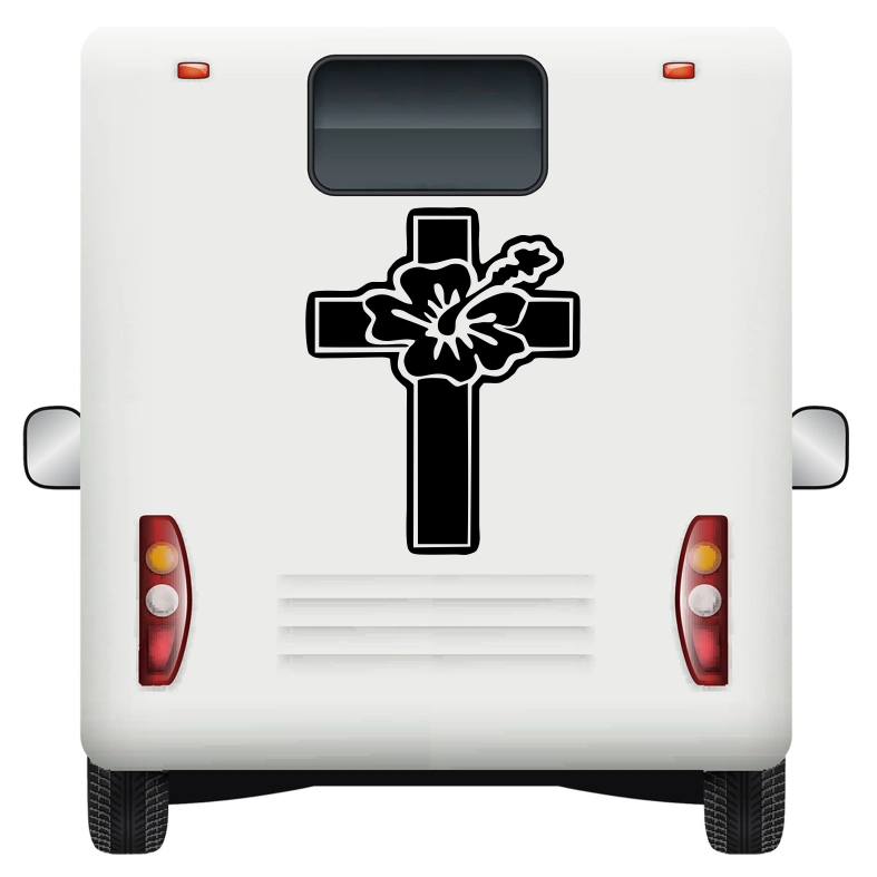 Lest We Forget Cross Car Sticker Decals