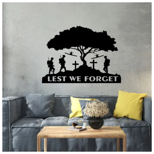 Lest We Forget Tree Wall Sticker