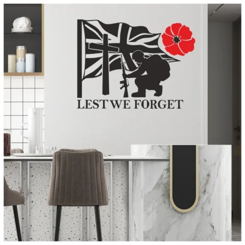 Lest We Forget Wall Sticker