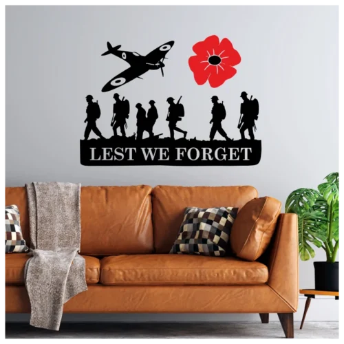 Lest we Forget Wall Sticker