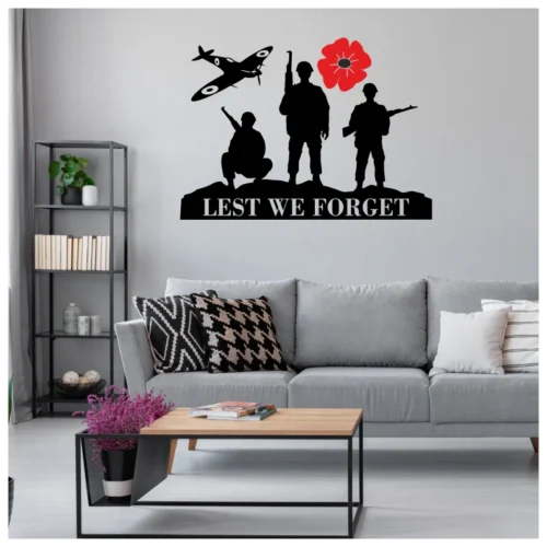 Lest We Forget Wall Sticker