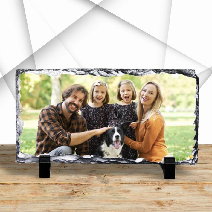 Personalised Photo Slate 12x22 cm