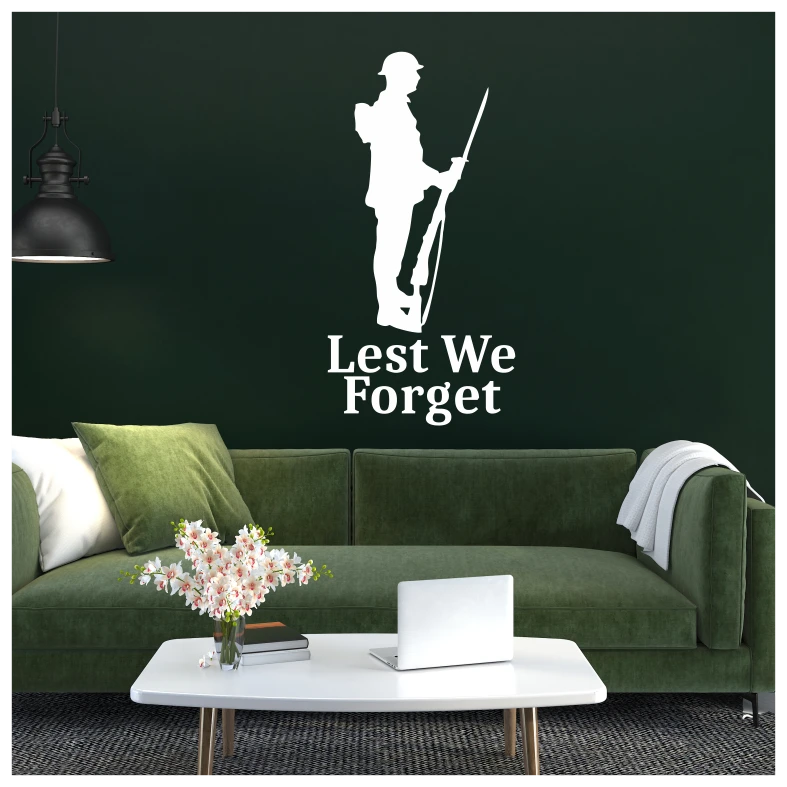 Soldier Remembrance Day Wall Sticker