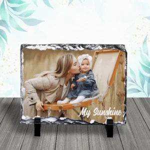 Personalised Photo Slate 14x19 cm