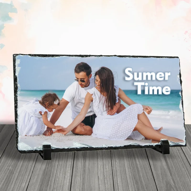 Personalised Photo Slate 15x29 cm