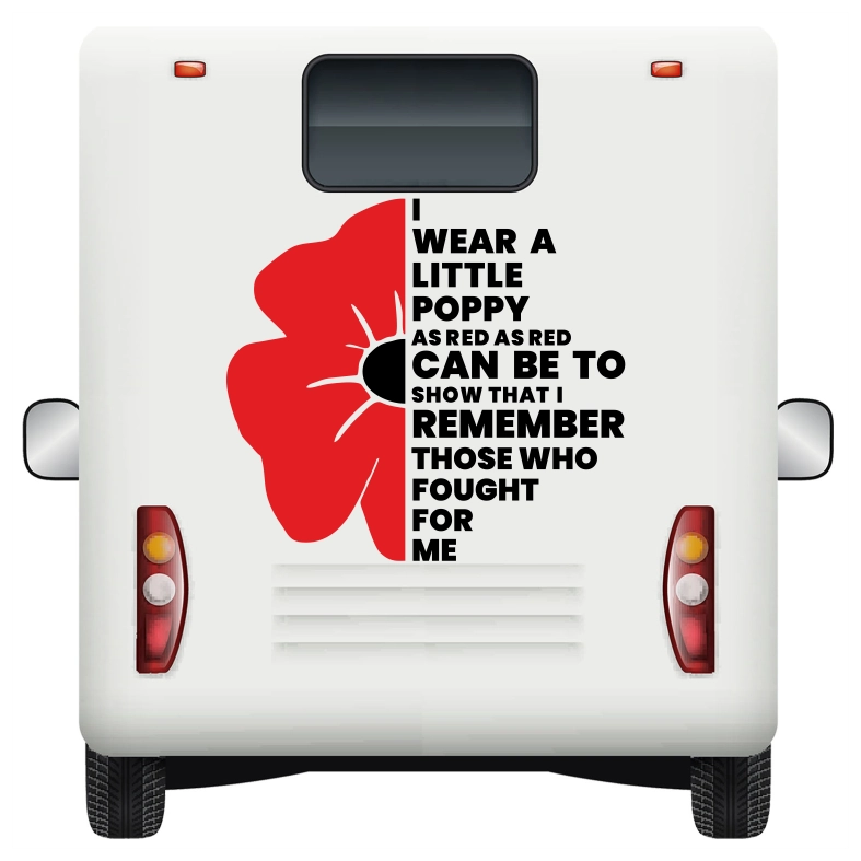 Poppy Quote Car Sticker Decals