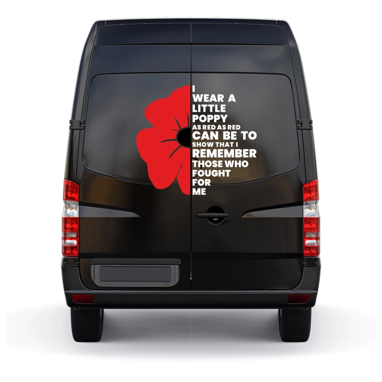 Poppy Quote Car Sticker Decals